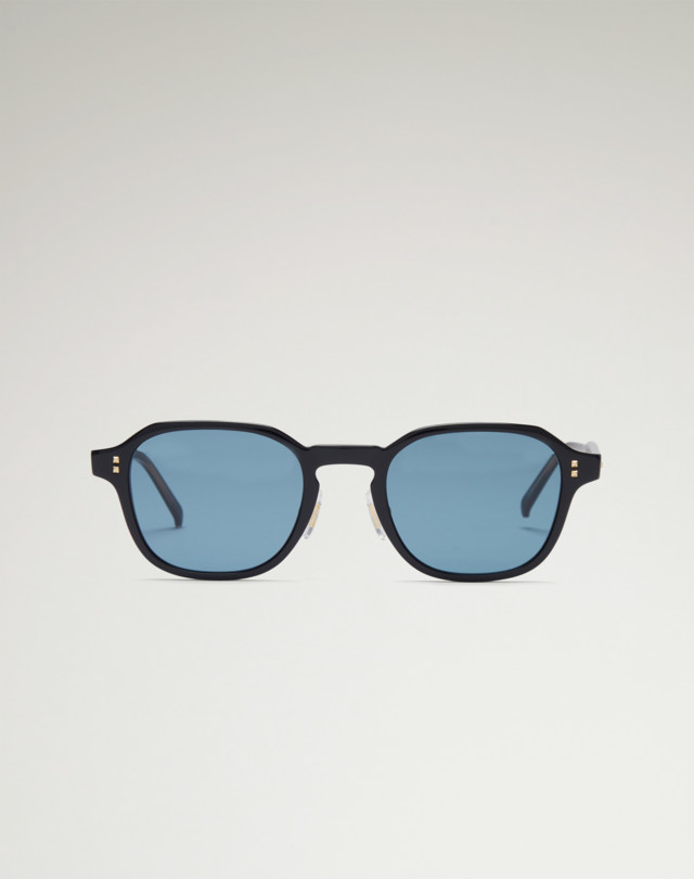 DUNHILL Hobnail Acetate Slim Rectangular Frame Sunglasses SUNGLASSES Man f