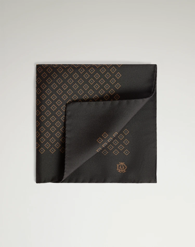 【未使用箱付】『dunhill』シルクポケチ+コットンハンカチセット メンズシルクポケットスクエア | dunhill 日本 オンラインストア