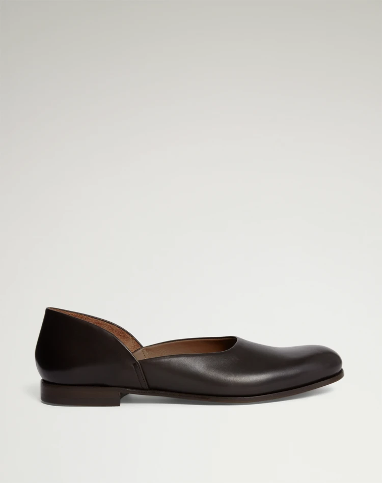 DUNHILL LOAFERS Man Mount Two Piece Leather Slippers f