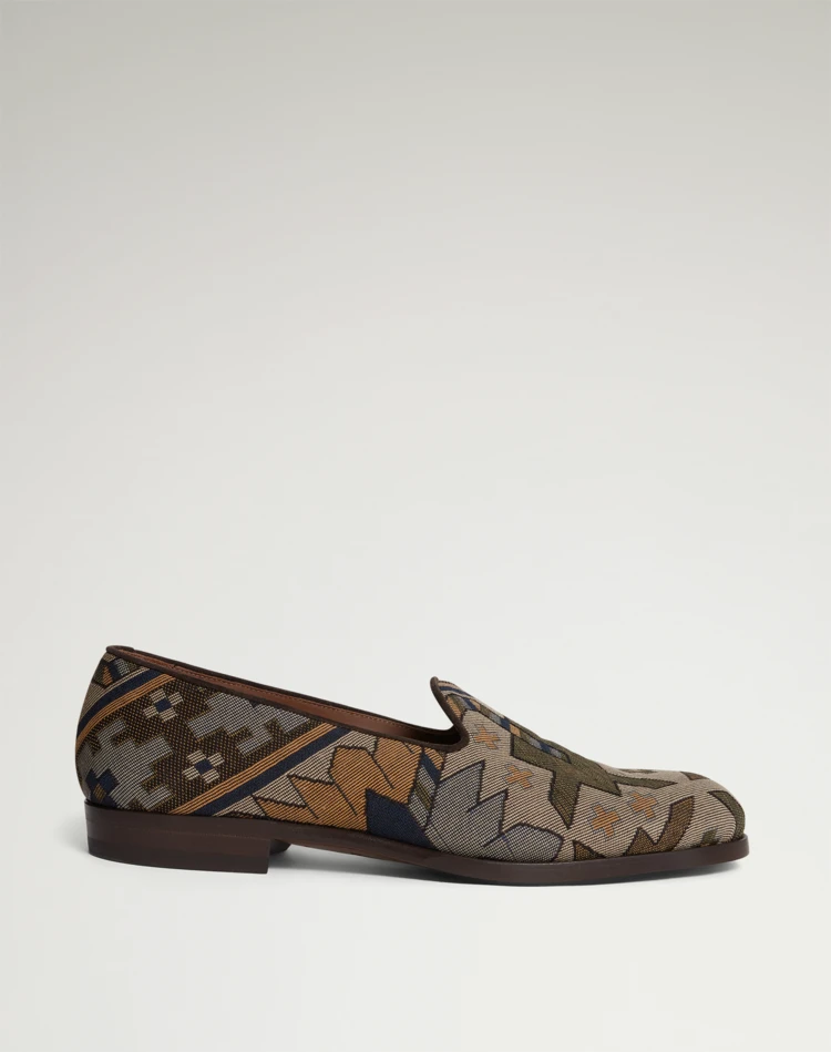 DUNHILL LOAFERS Man Kilim Slippers f