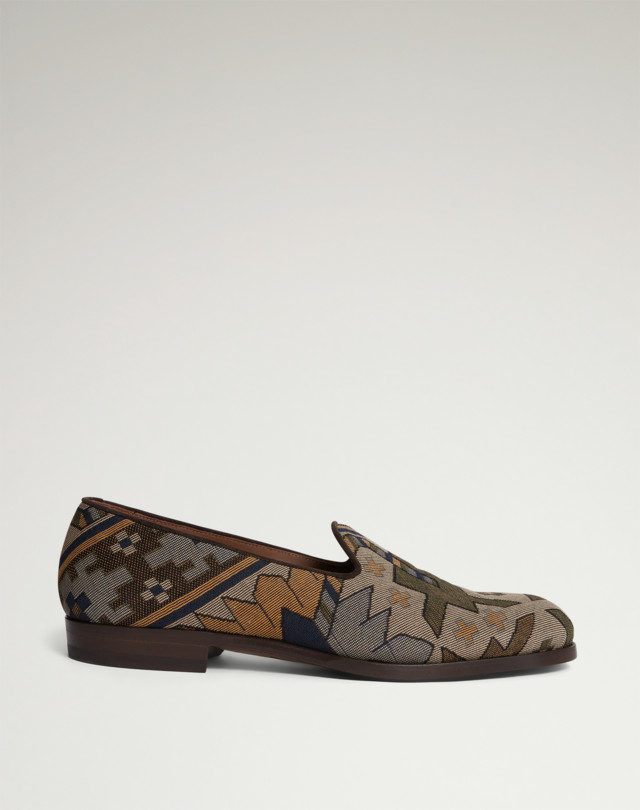 DUNHILL Kilim Slippers LOAFERS Man f