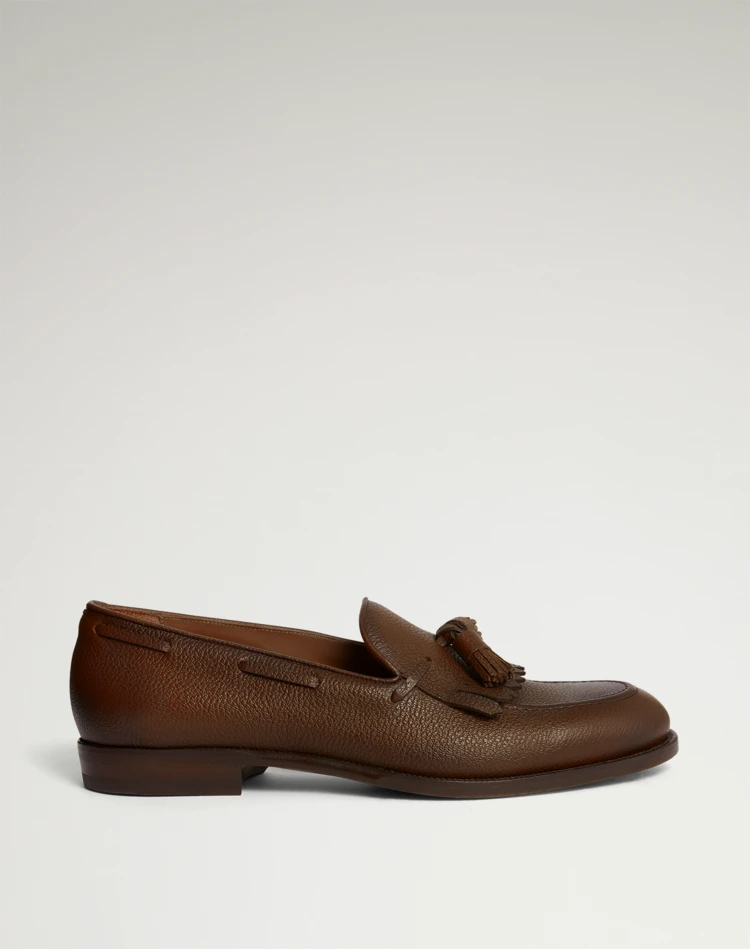 DUNHILL LOAFERS Man Mount Kiltie Leather Loafers f