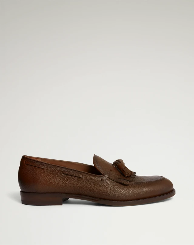 DUNHILL Mount Kiltie Leather Loafers LOAFERS Man f