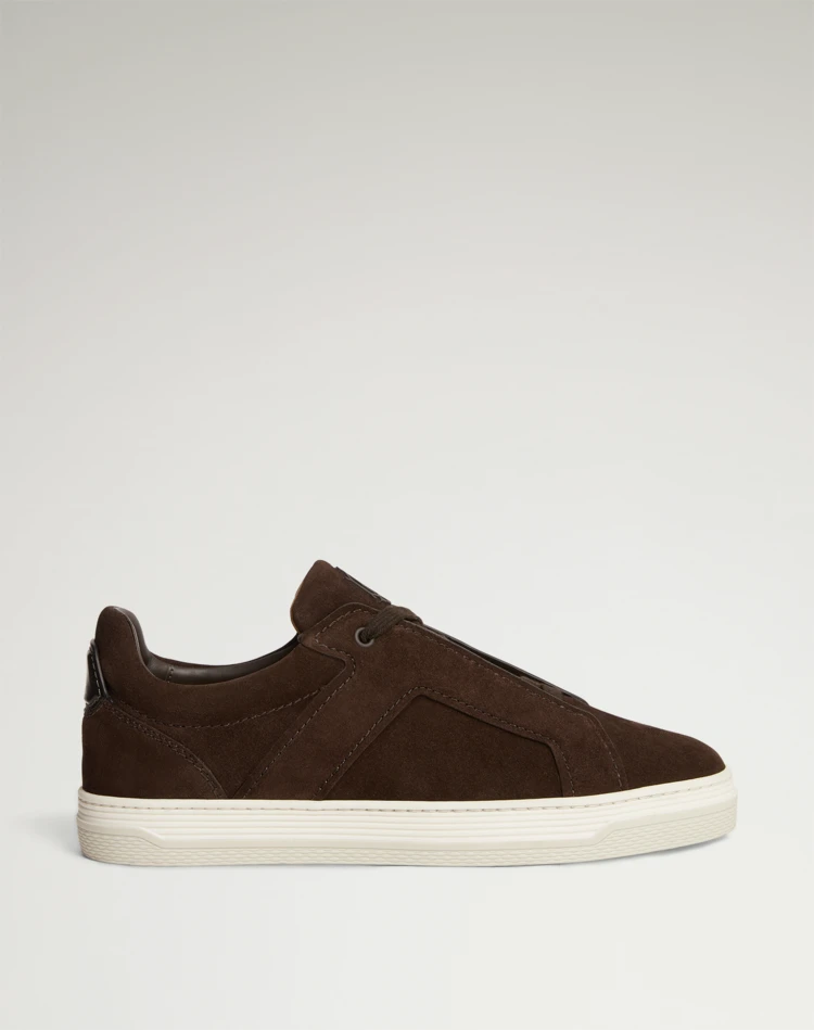 DUNHILL SNEAKERS Man Tailored Suede Sneakers f