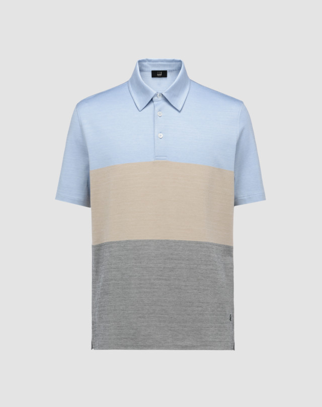 DUNHILL Jacquard polo shirt POLOS Man f