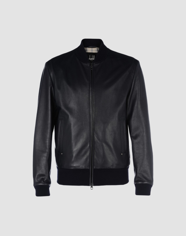 Men's Soft Lamb's Leather Blouson Jacket | dunhill US Online Store