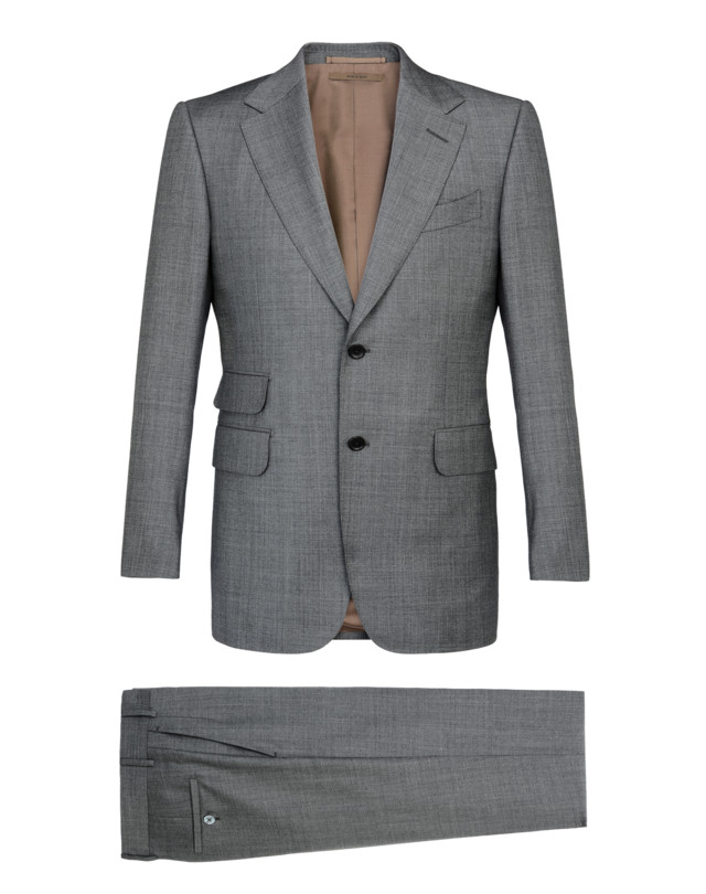 Suit is shown in grey
