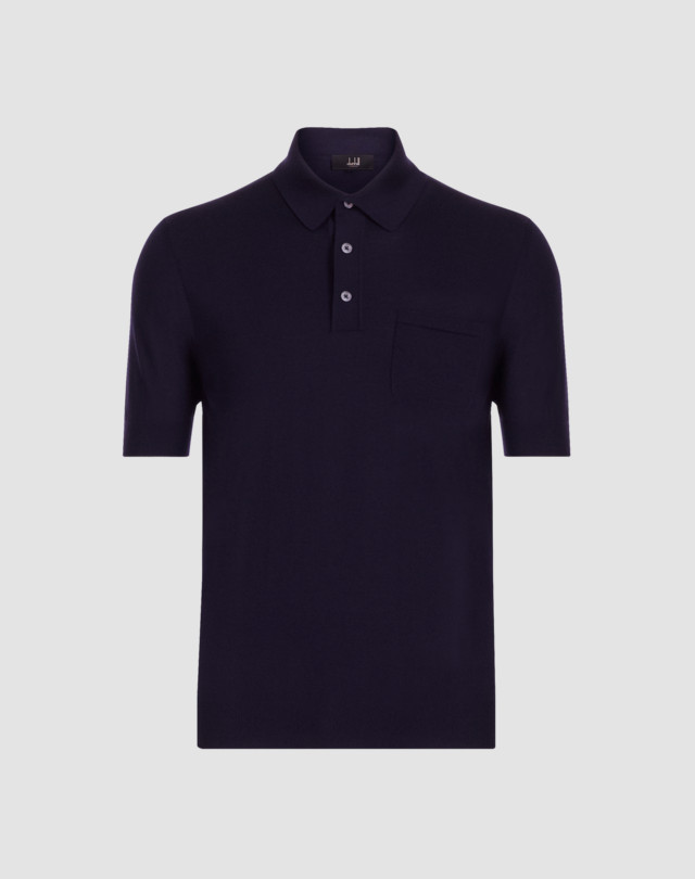 Men's Lightweight Merino Wool Polo | dunhill US Online Store