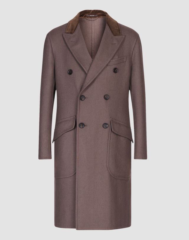メンズ ダブルブレスト カシミア オーバーコート | dunhill JP