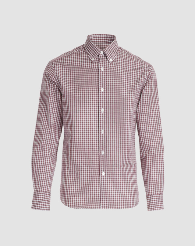 DUNHILL Cobbers Check Shirt Leisure Shirt Man f