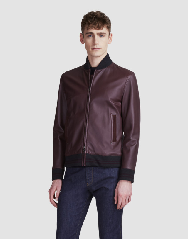 Men's Lined Leather Blouson | dunhill MX Online Store