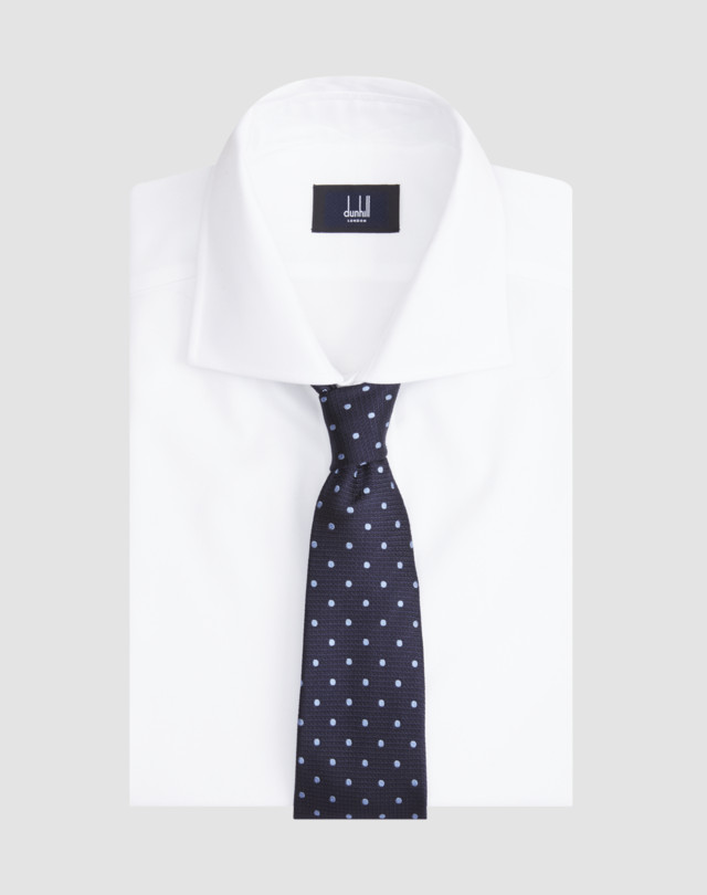 DUNHILL Polka Dot Tie PRINTED TIES Man f