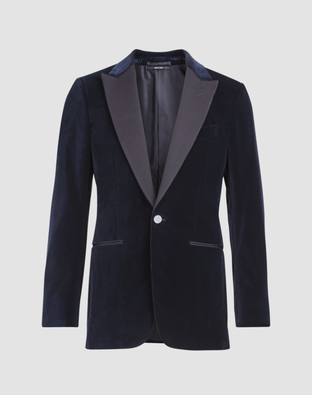 Men's Printed Velvet Evening Jacket | dunhill UK