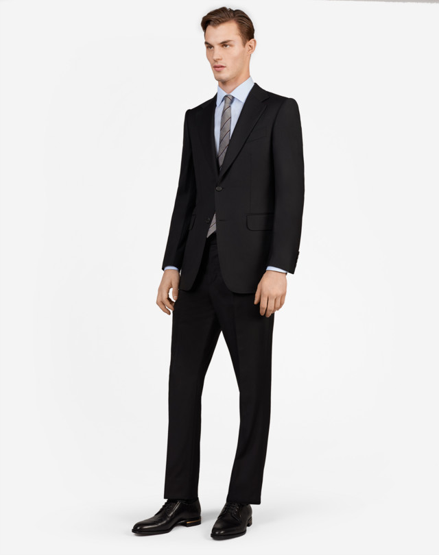 DUNHILL Belgravia Fit Wool Trousers 포멀 팬츠 남성 r