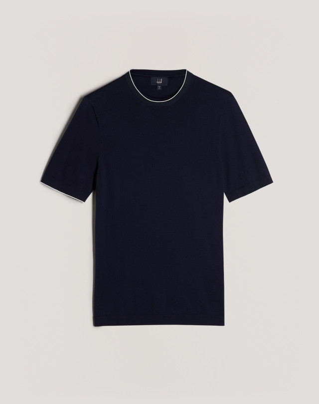 DUNHILL T-shirt à bordure contrastée T-SHIRT Homme f