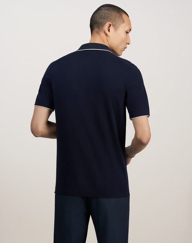 DUNHILL Contrast Trim Polo POLOS Man d