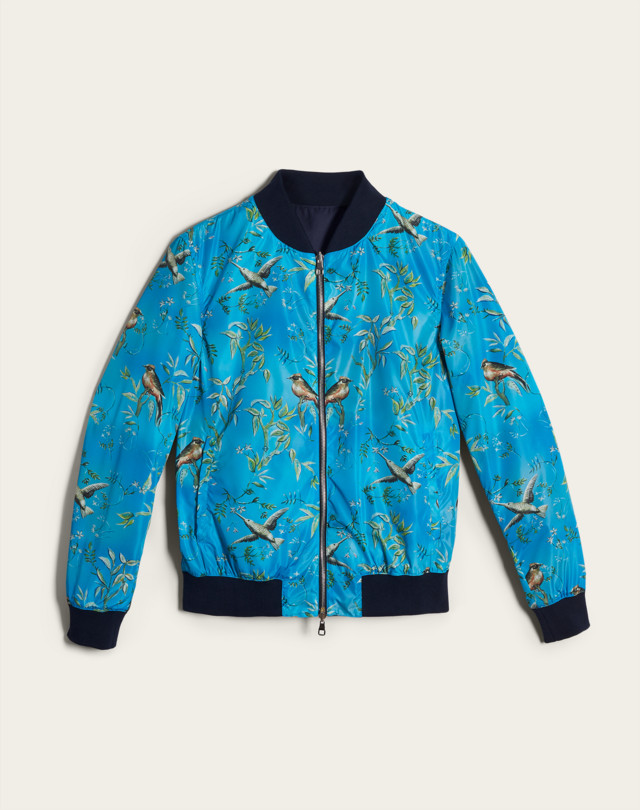 DUNHILL Aquarium Reversible Bomber BOMBER JACKETS Man f