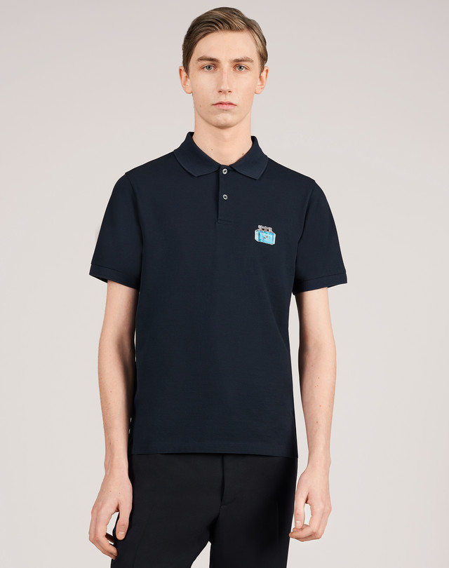 DUNHILL Aquarium Blue Bird Lighter Polo POLOS Man f