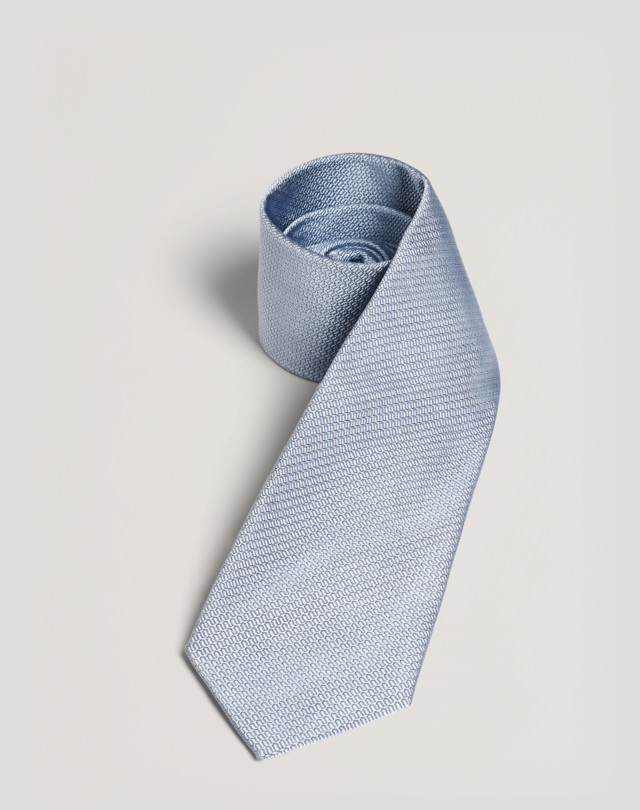 DUNHILL Lighter Texture Woven Tie PLAIN TIES Man f