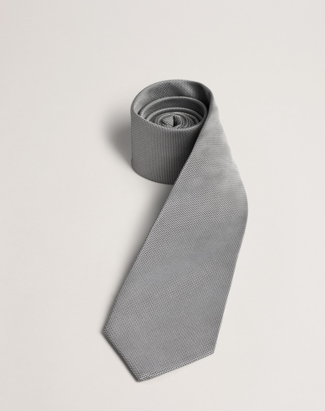 DUNHILL Lighter Texture Woven Tie PLAIN TIES Man f