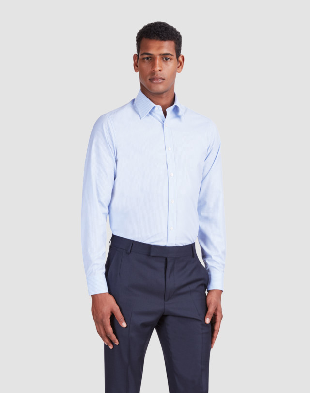 DUNHILL Point Collar Formal Cotton Shirt FORMAL SHIRTS Man f