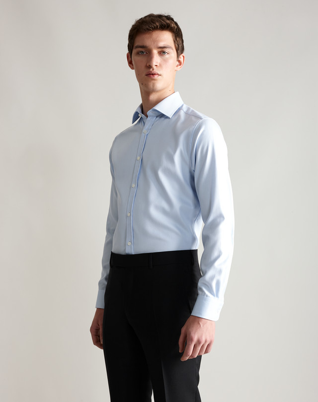 DUNHILL クラシックカラー フォーマル コットンシャツ フォーマルシャツ メンズ f