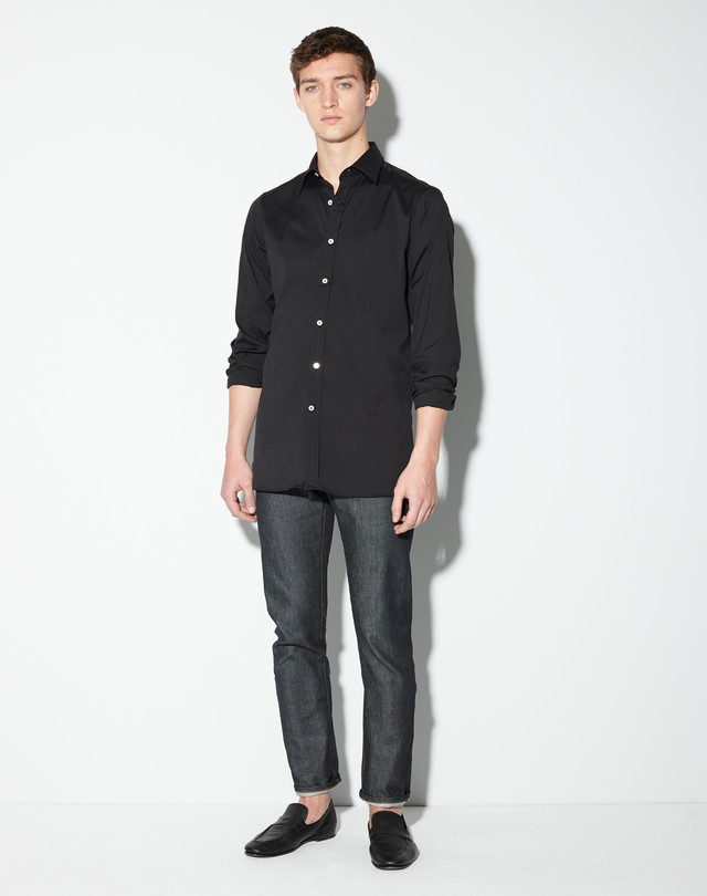 DUNHILL Classic Collar Formal Cotton Shirt FORMAL SHIRTS Man f