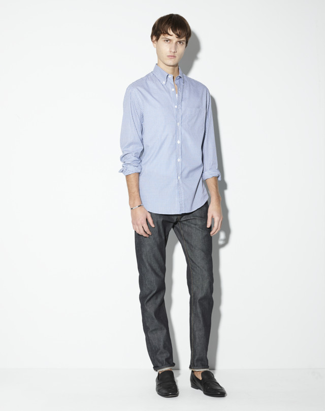 DUNHILL Micro Check Buttondown Shirt 긴소매 캐주얼 셔츠 남성 f
