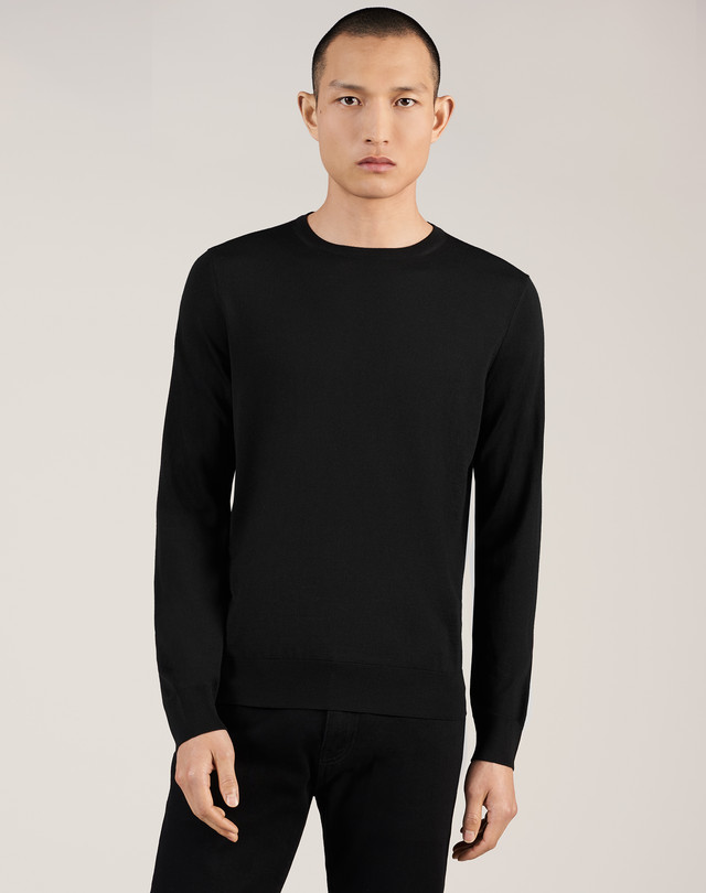 Men's Merino Crew Neck Jumper | dunhill UK