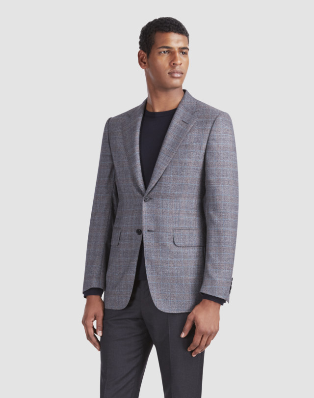 DUNHILL Belgravia Fit Single-Breasted Wool Jacket BLAZERS Man f