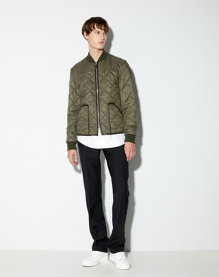 Quilted Bomber Jacket