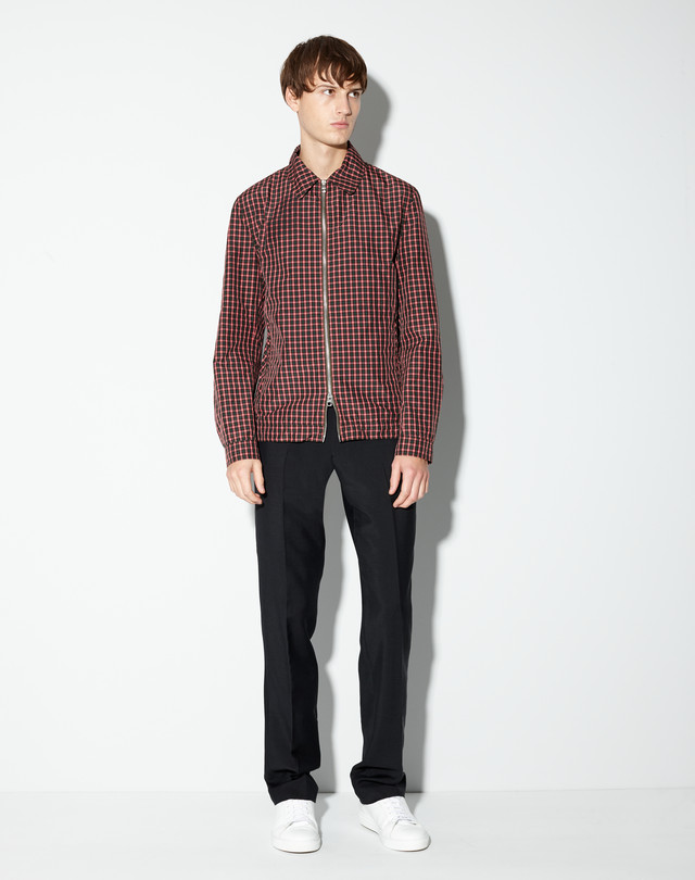 Mens checked hotsell harrington jacket