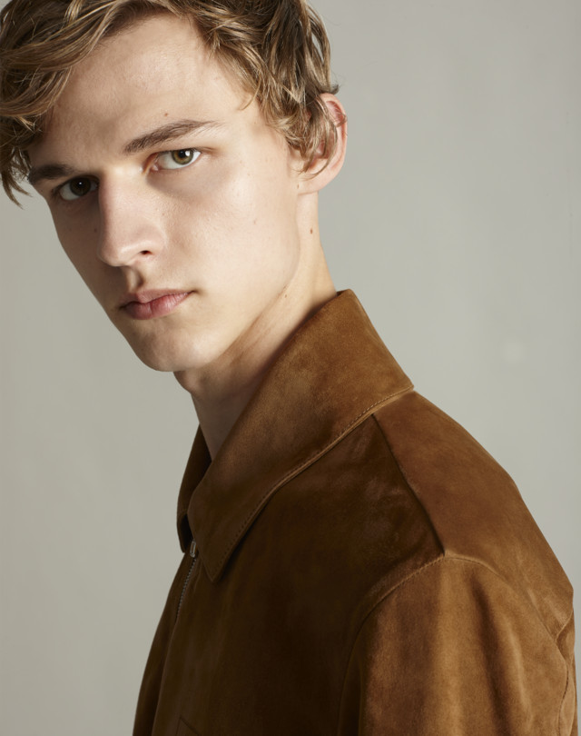 DUNHILL Suede Shirt Jacket LEATHER JACKETS Man e
