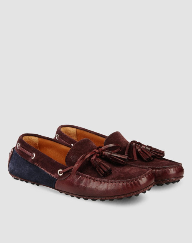 Men's Two Tone Buffalo Tassel Driving Shoe | dunhill US Online Store