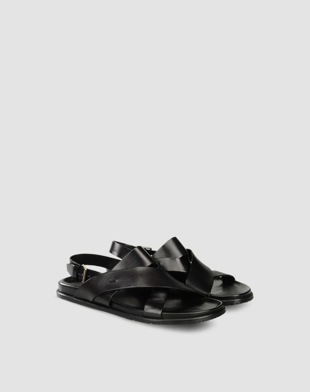 Men's Leather Multi Strap Calfs Leather Sandal | dunhill UK