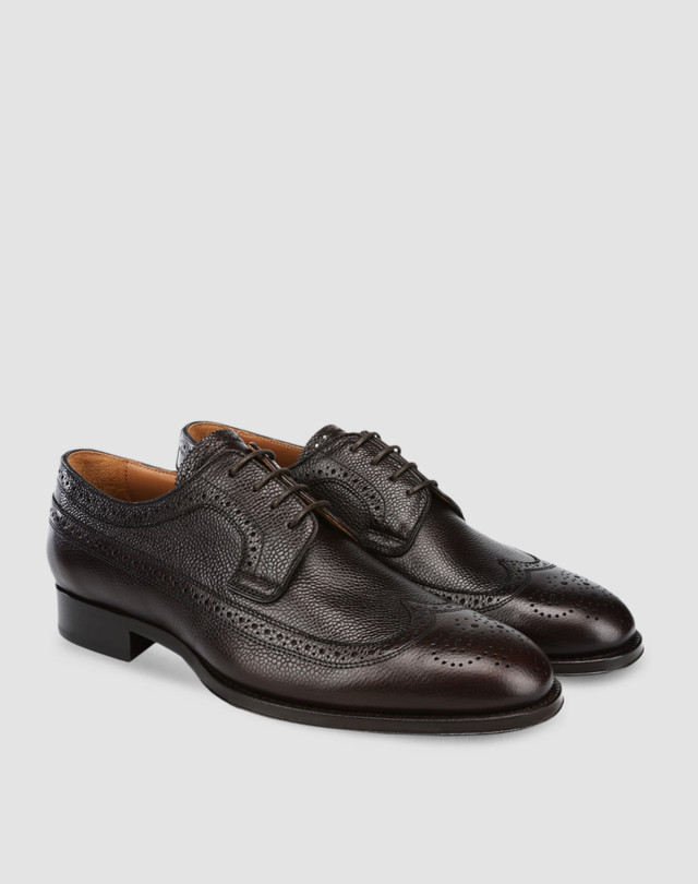 DUNHILL レザーダービーブローグ ブローグ メンズ f