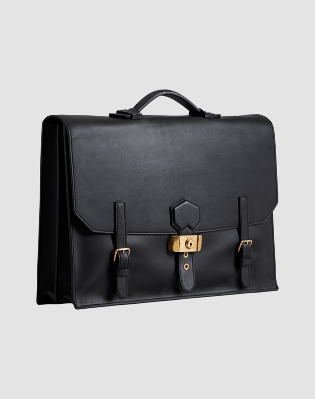 DUNHILL デュークフラップブリーフケース ブリーフケース メンズ e