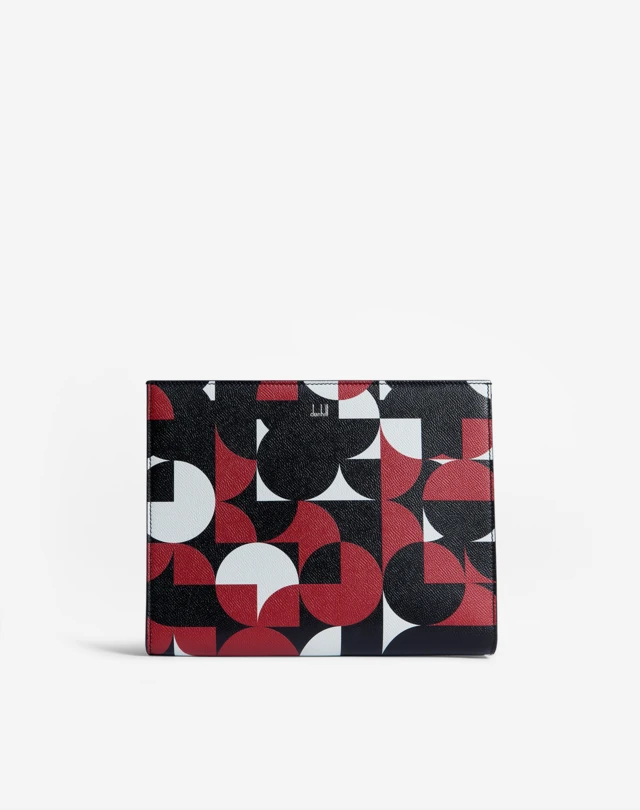 DUNHILL CADOGAN OPTICAL ZIPPED POUCH POUCHES Man f