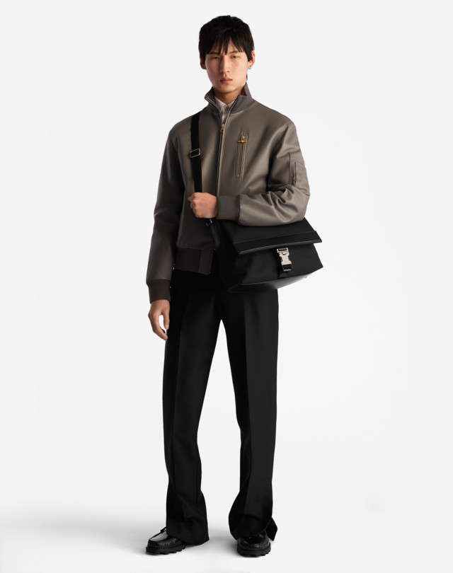 DUNHILL LOCK CLIP MESSENGER Messenger bag Man r