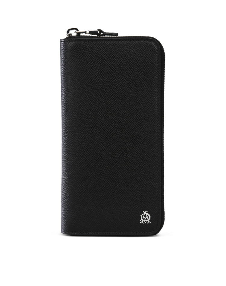 Cadogan Zip Coat Wallet Wallet is shown in black