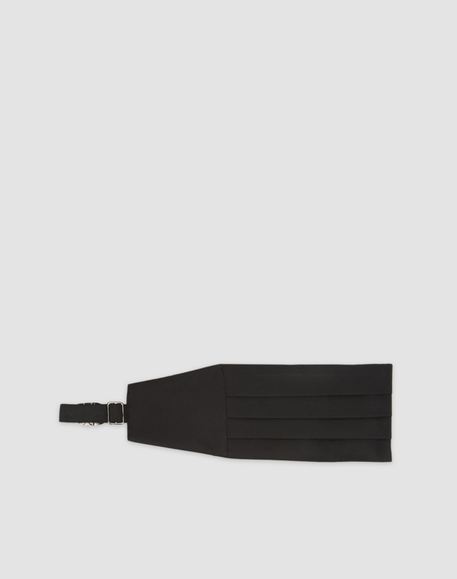DUNHILL Gros grain cummerbund BRACES Man f