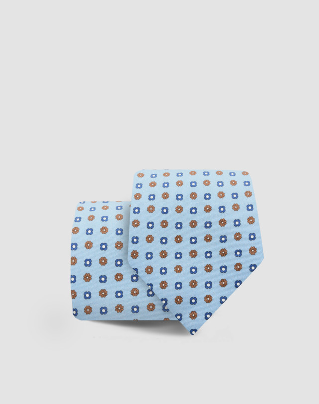 DUNHILL Micro floral print tie Ties & Pochettes Man f