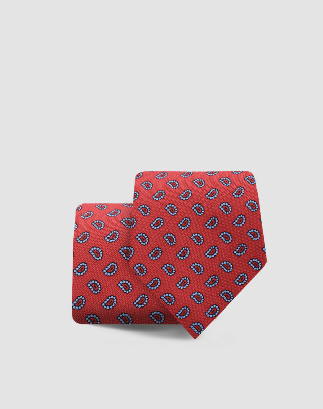 DUNHILL Large bean print tie Ties & Pochettes Man f