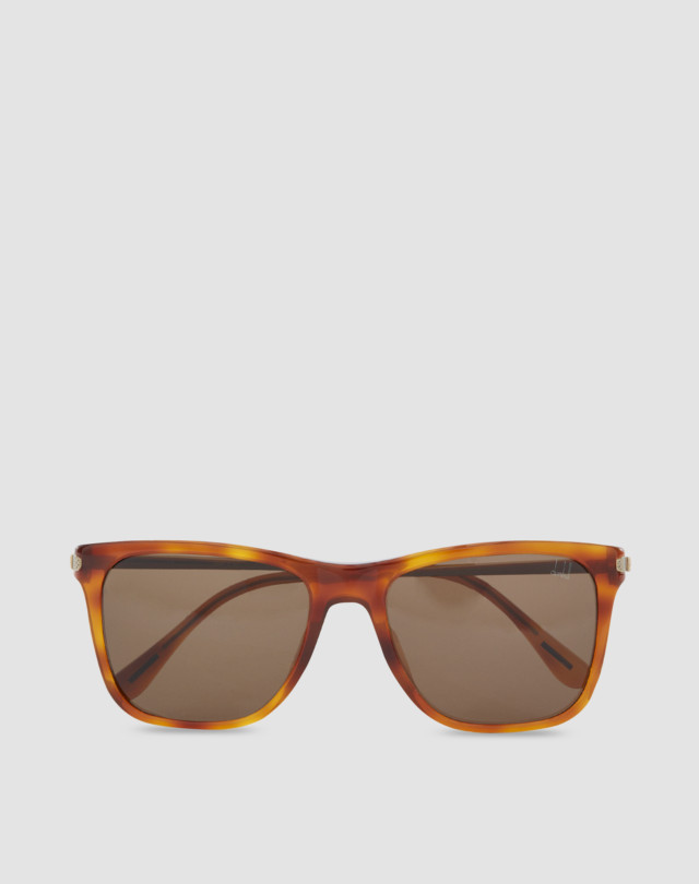 DUNHILL ICON squared aviator metal and acetate sunglasses SUNGLASSES Man f
