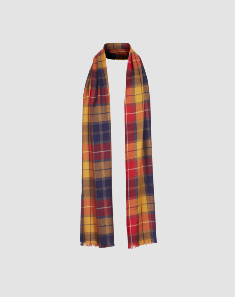 mens yellow cashmere scarf
