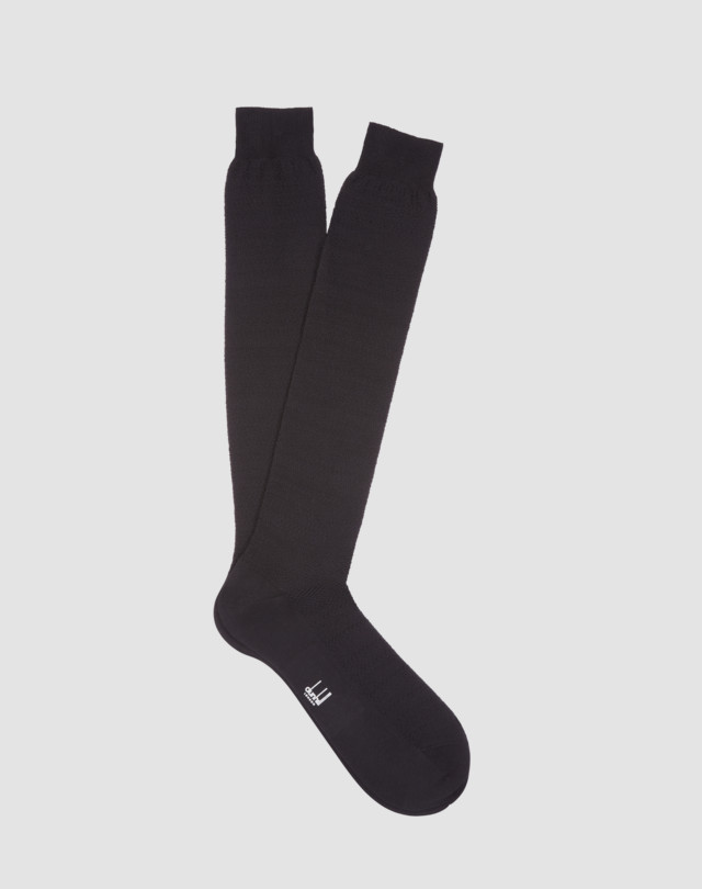Socks are shown in bottle green