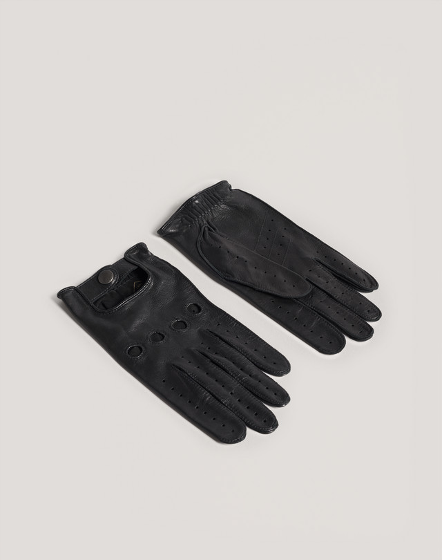 DUNHILL Classic Leather Driving Gloves GLOVES Man f