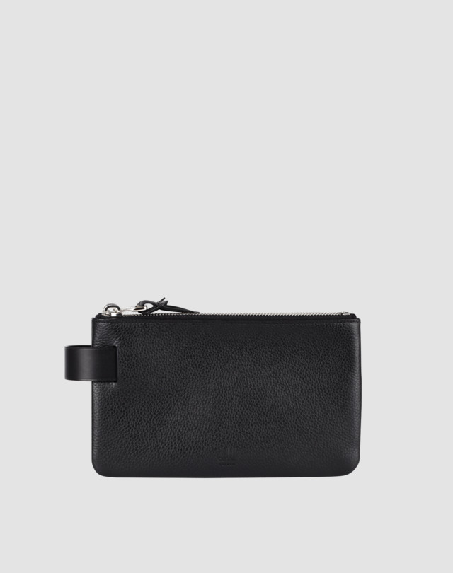 DUNHILL Boston Leather 3-in-1 Pouch Clutches/folio Man f