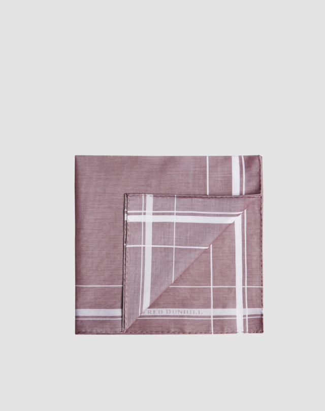 DUNHILL Classic Cotton Handkerchief Pocket square Man f