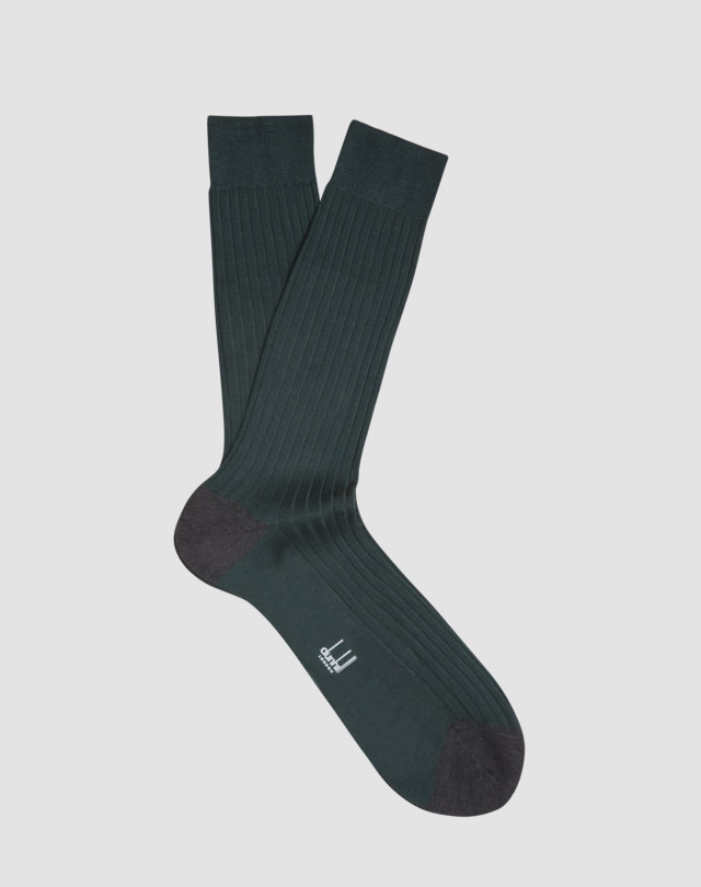 DUNHILL Heel & Toe Contrast Socks SOCKS Man f